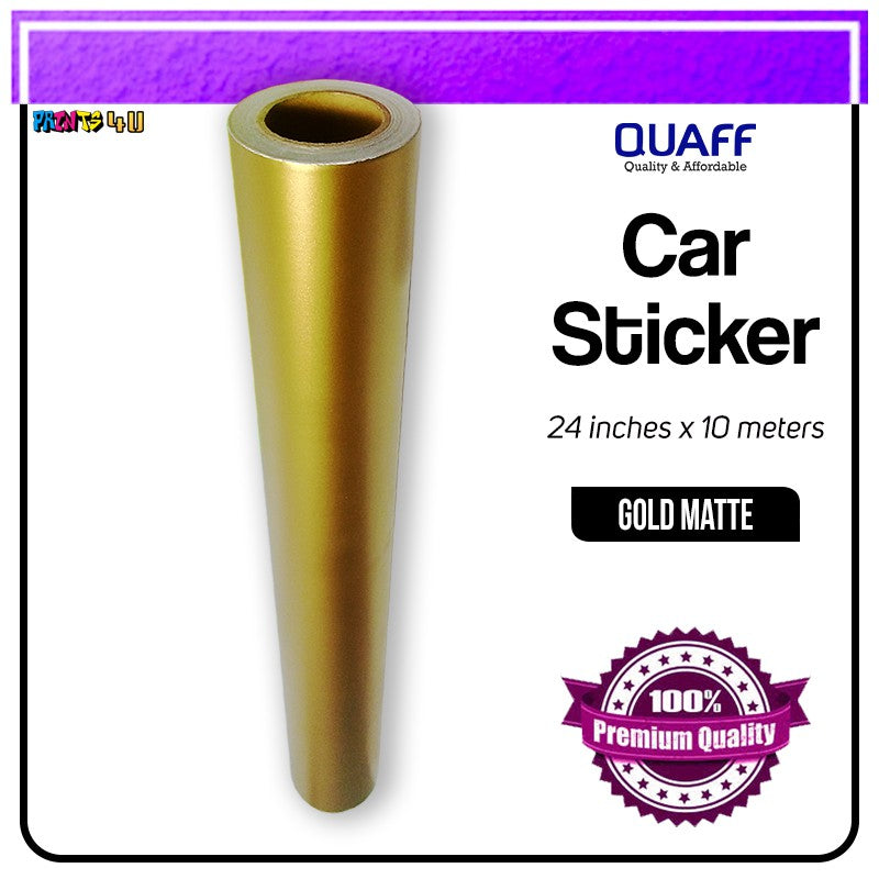 Quaff Car Sticker For Cars Motorcycle Outdoor Label & 24 Inches X 10 Meters