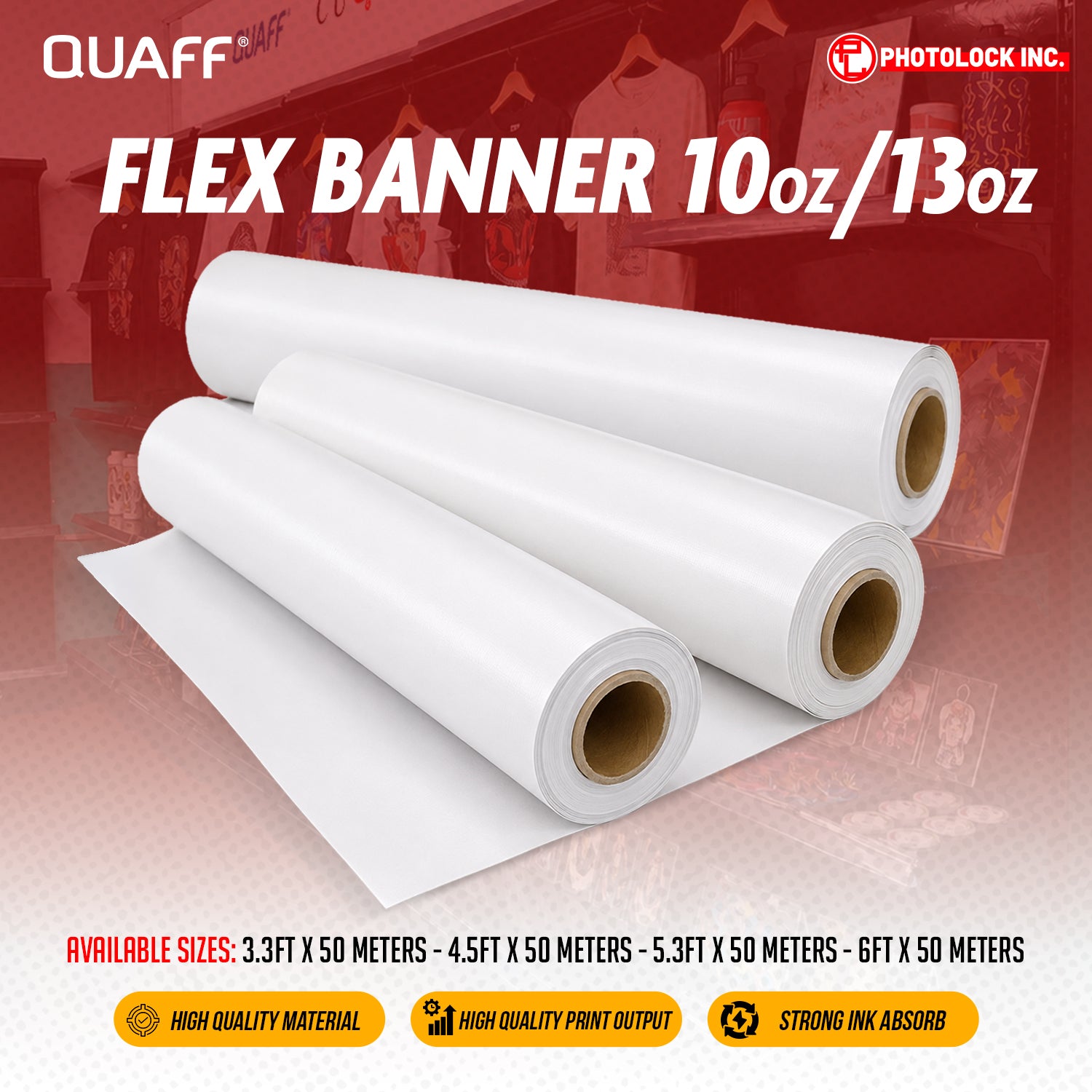 Flex Banner 10OZ/13OZ Frontlit Glossy