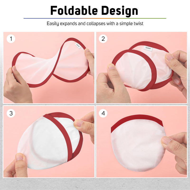 Sublimation Round Fan Colored Rim