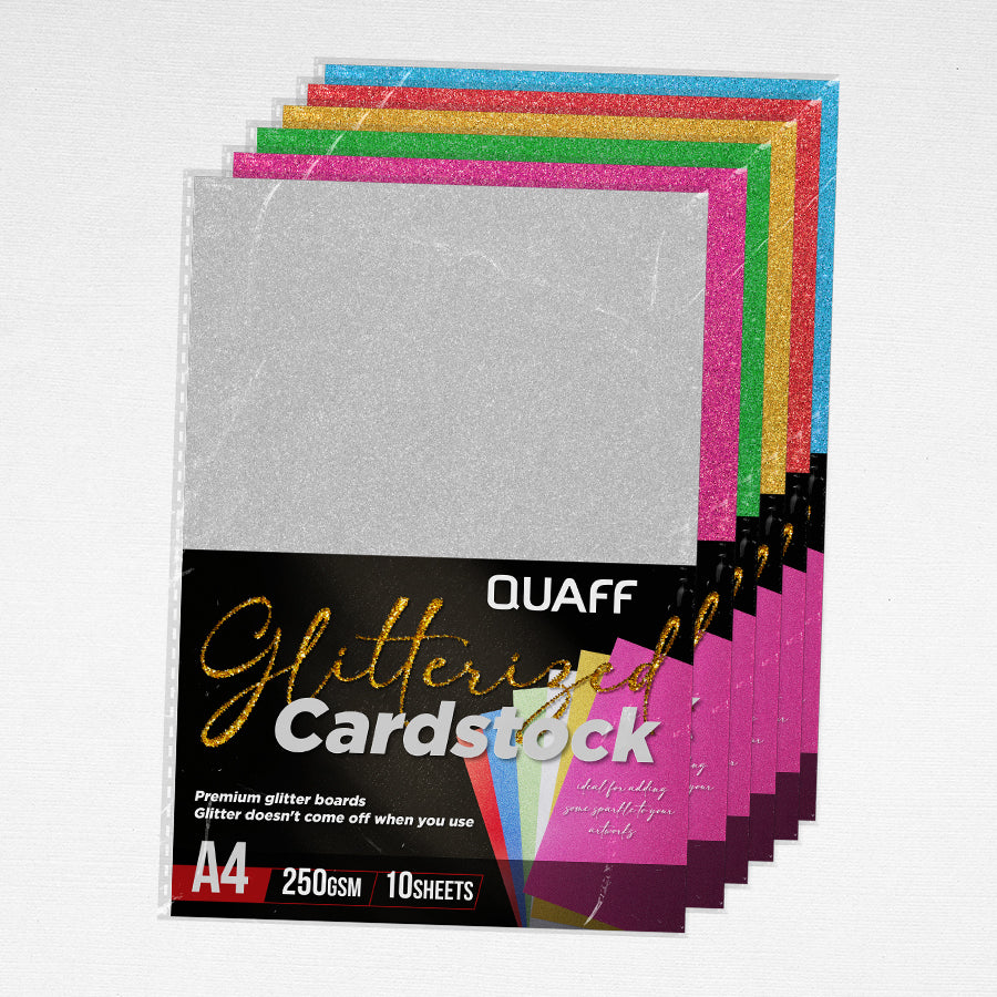 Glittered Cardstock 250GSM (10sheets)