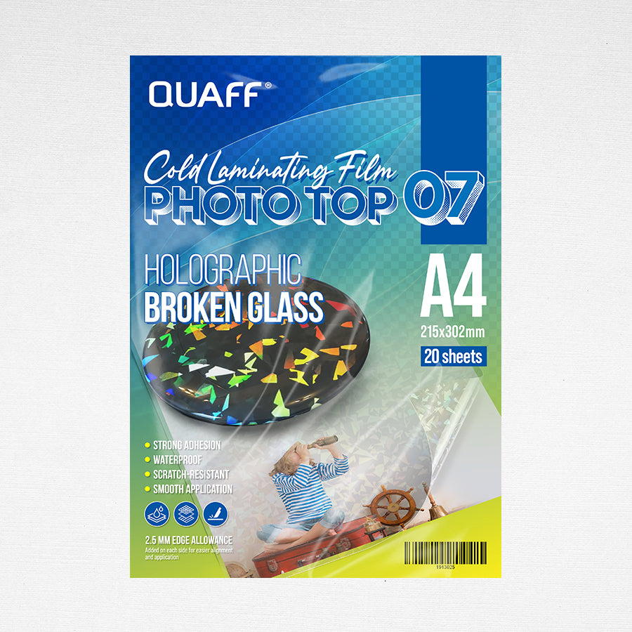 Quaff Cold Laminating Photo Top (20sheet/pack)