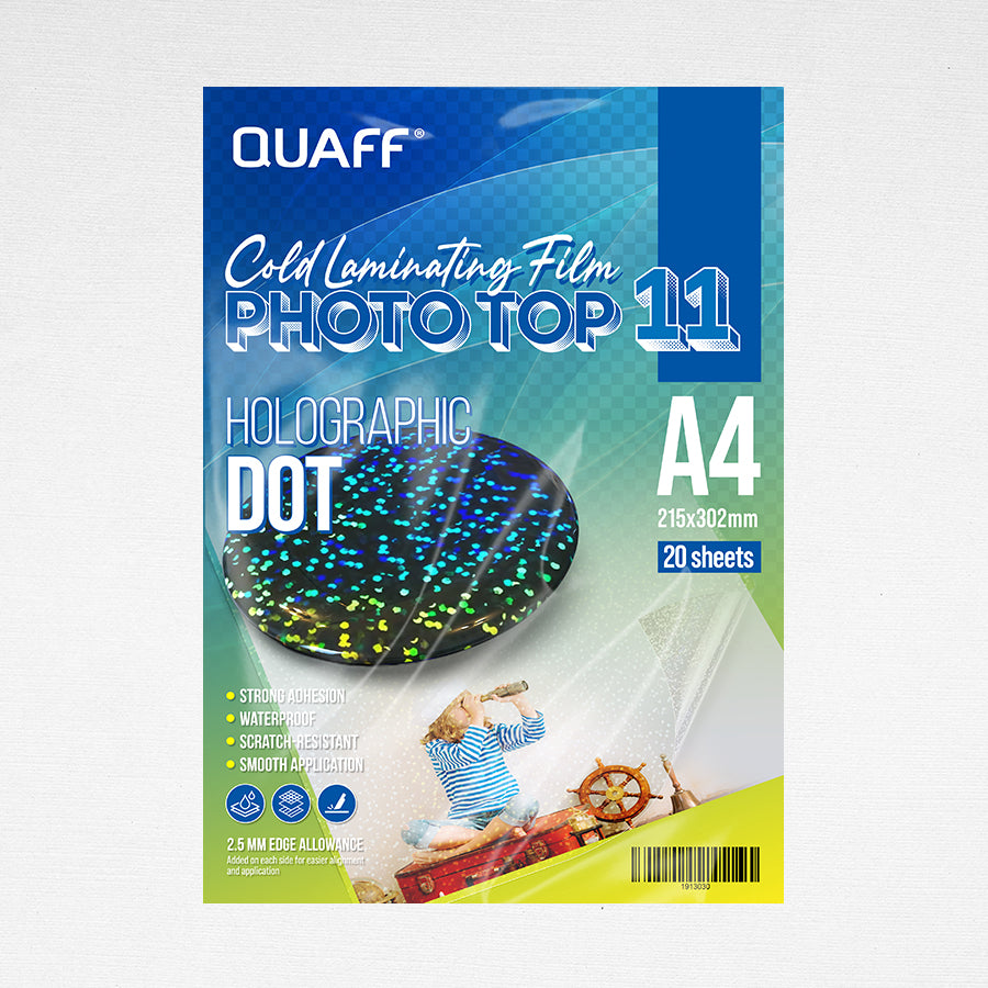Quaff Cold Laminating Photo Top (20sheet/pack)