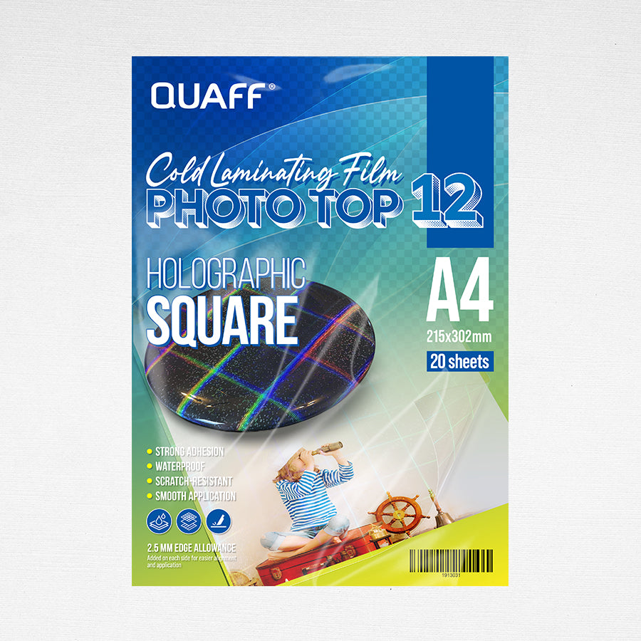 Quaff Cold Laminating Photo Top (20sheet/pack)