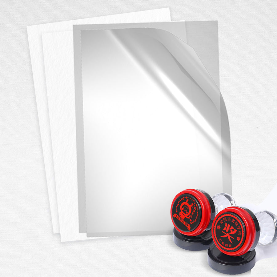 Transfer Paper for Flash Stamp (5sheets per order) Parchment Paper // Exposure Film
