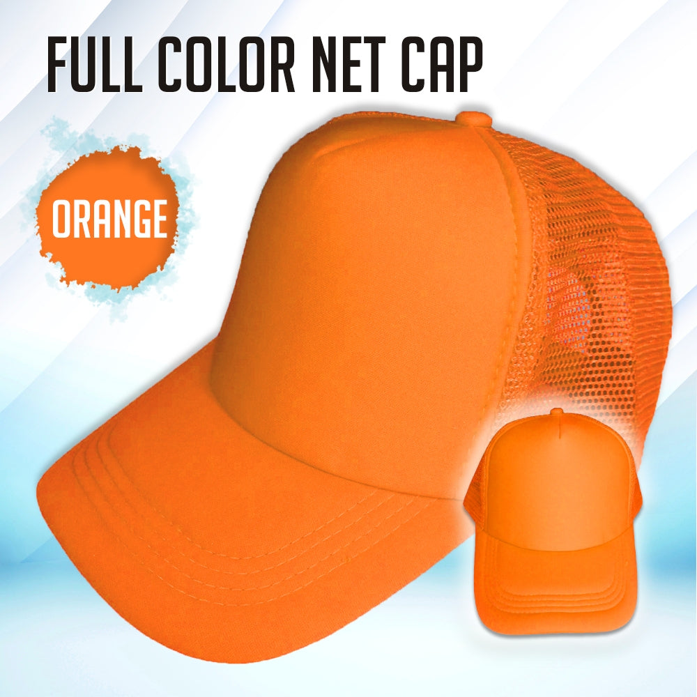 Full Color QUAFF Printable Mesh Cap for Men and Women Baseball Cap / Net Trucker Black Blue Red