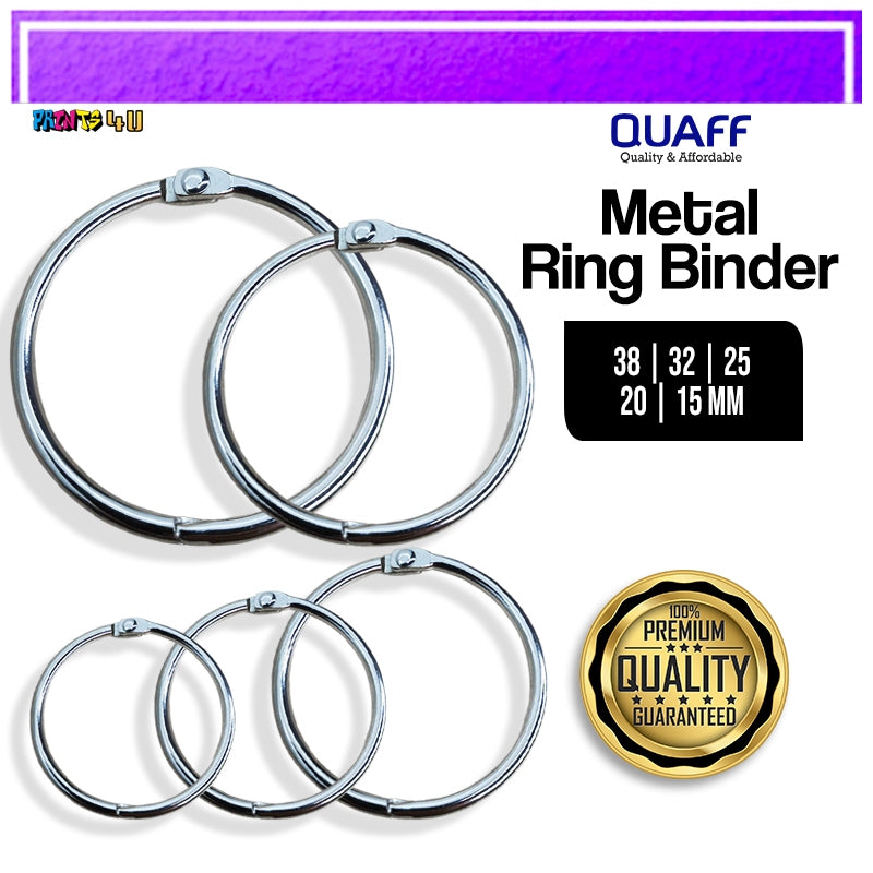 Metal Loose Leaf Book Binder Hoop Ring Handwork Multifunctional Keychain Circle Photo Album