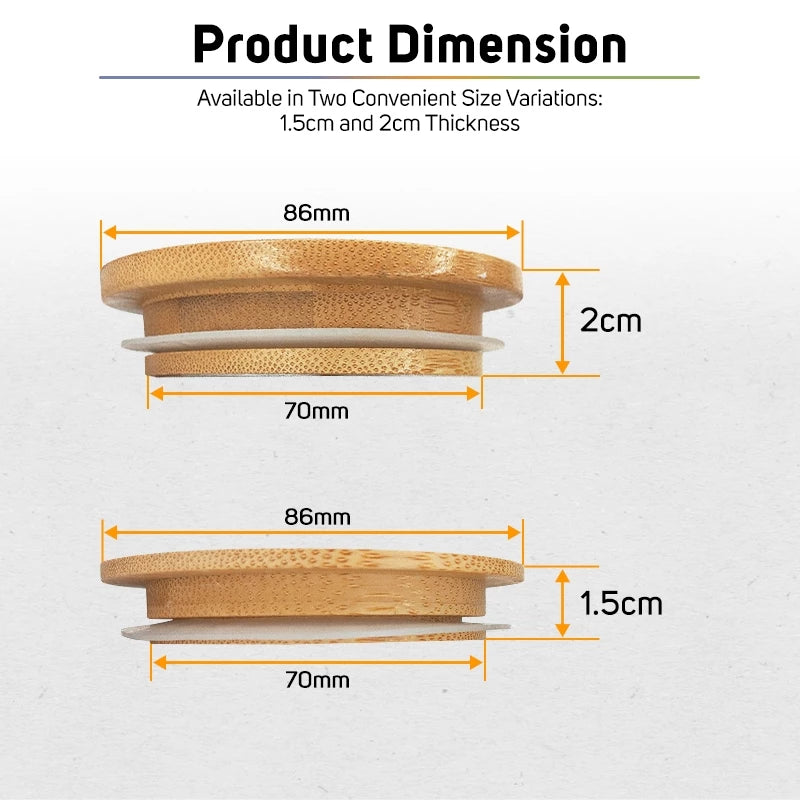 Bamboo cover (thickness 1.5mm 86*70mm)