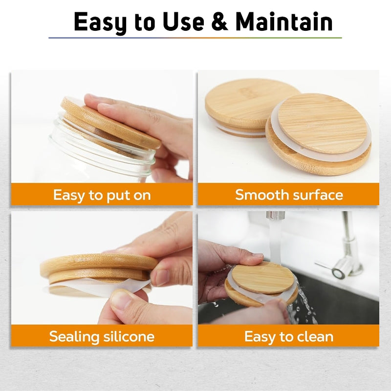 Eco-Friendly Leak-Proof Wood Coffee Mug Cover Lid for Ceramic Cup Bamboo Lid Cover