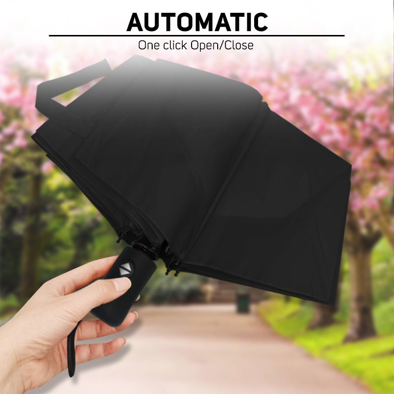 Black Foldable Umbrella Printable 3 Fold 8 Ribs Printable Umbrella