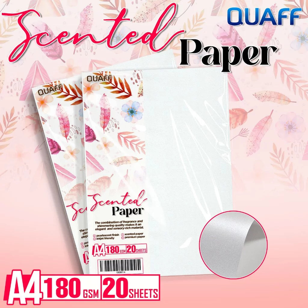 QUAFF Scented Paper 180Gsm A4 White (20sheets/pack)