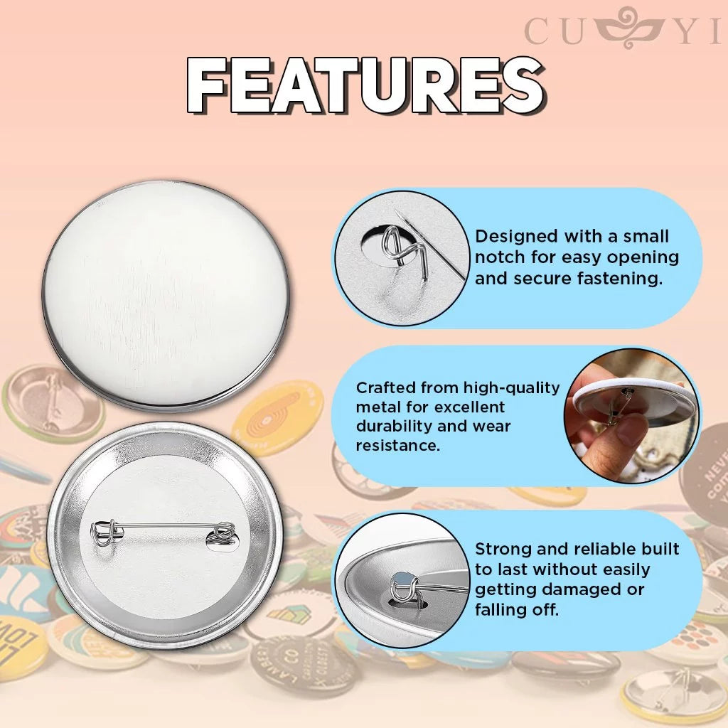 CUYI Button Pin 2.25 Inch China (Metal)