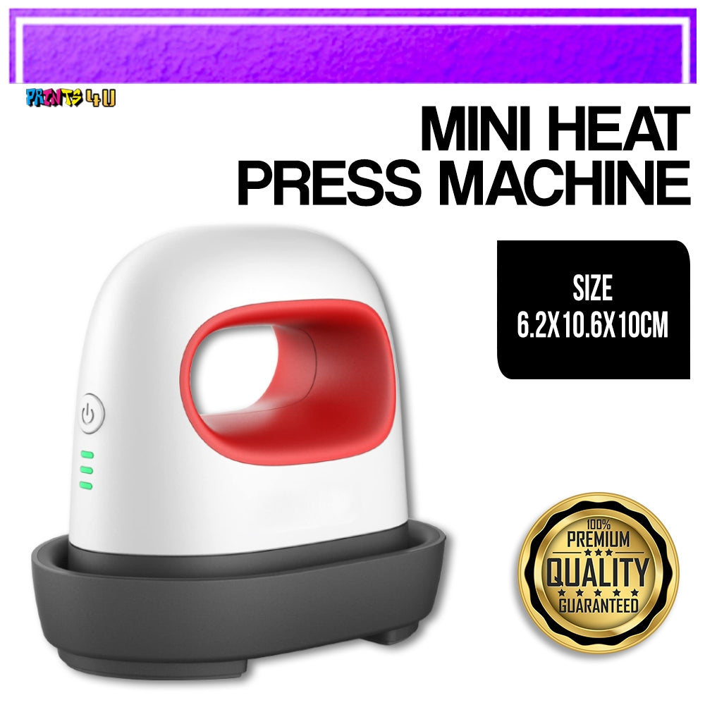 Mini Heat Press Machine 11.5cm X 6.5cm And Iron