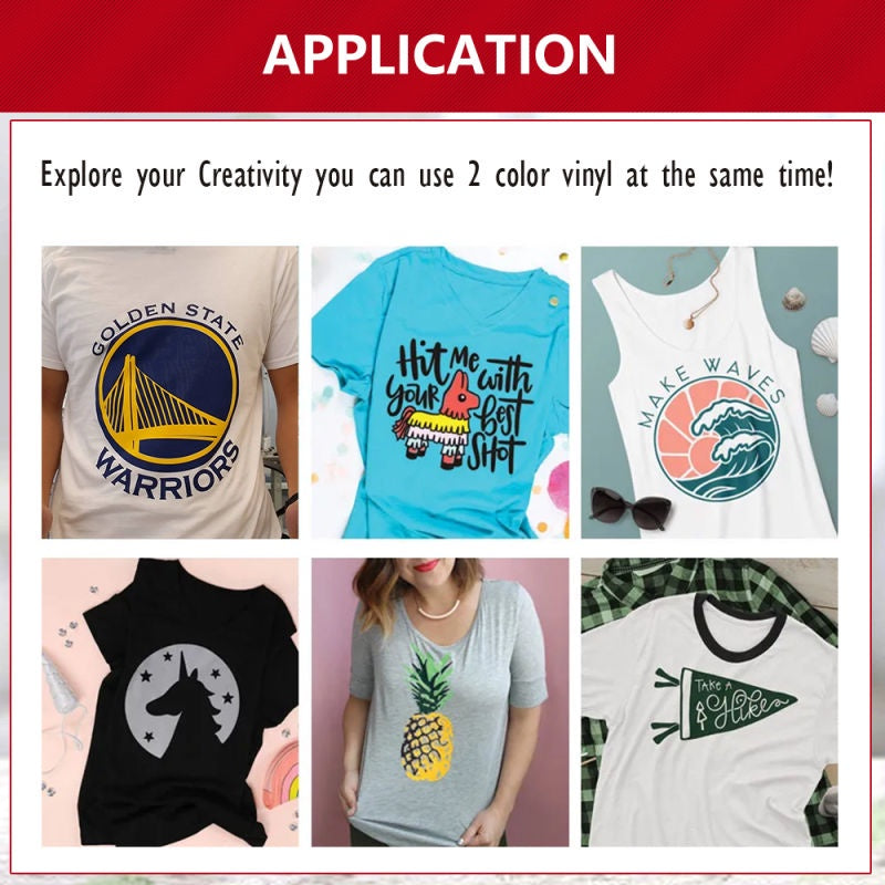 Quaff Cdp Rubberize Heat Transfer Vinyl For T-Shirt Design 12.5 Inches X 1meter Film Made Korea