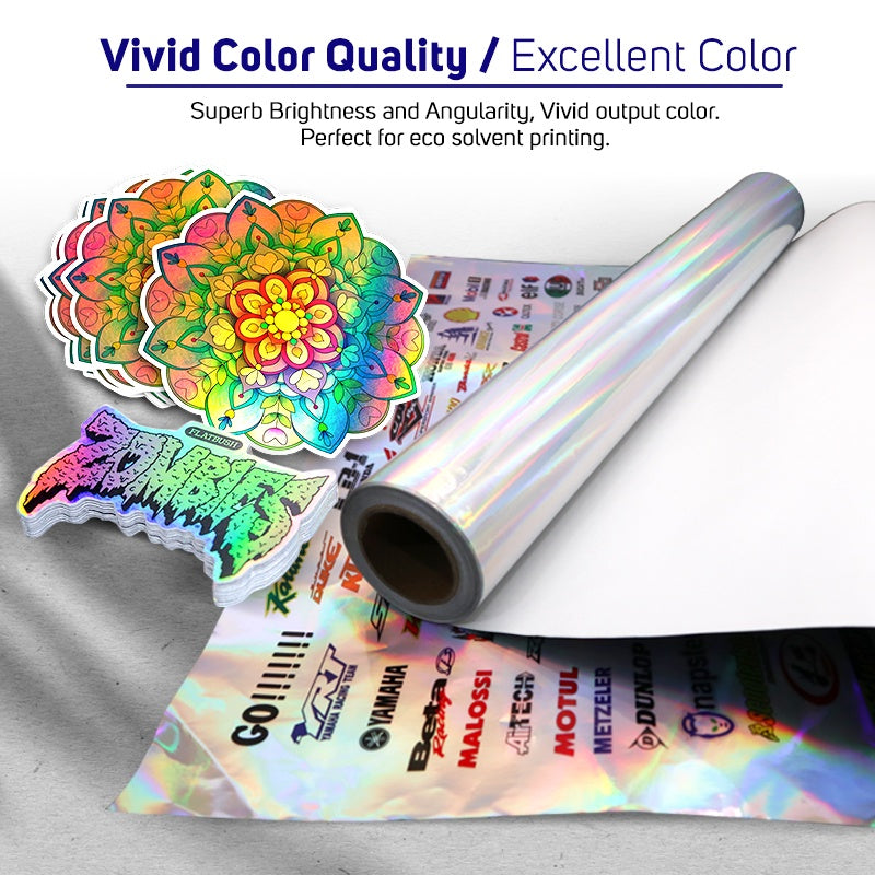 Quaff Printable Car Sticker Spectrum 24 Inches X 10 Meters Eco-Solvent